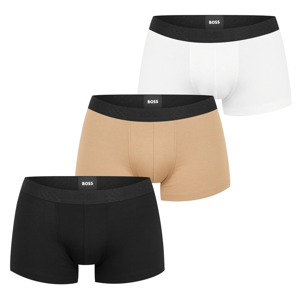 Hugo Boss Trunk 3P S 10248908 01 - Blk/Wht/Beige